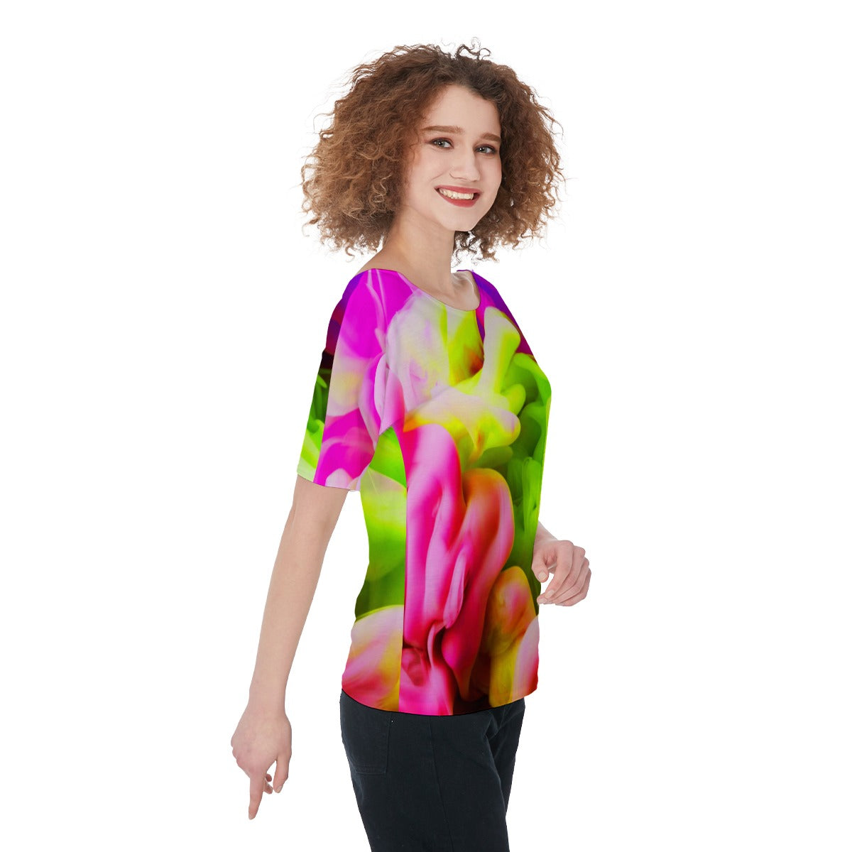 Neons All-Over Print Women's T-Shirts