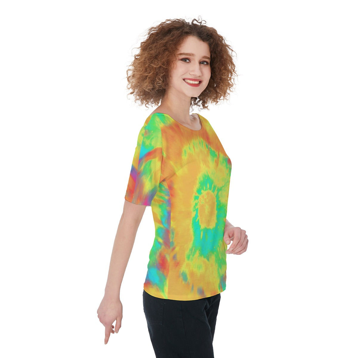 Colorful tie dye All-Over Print Women's T-Shirts