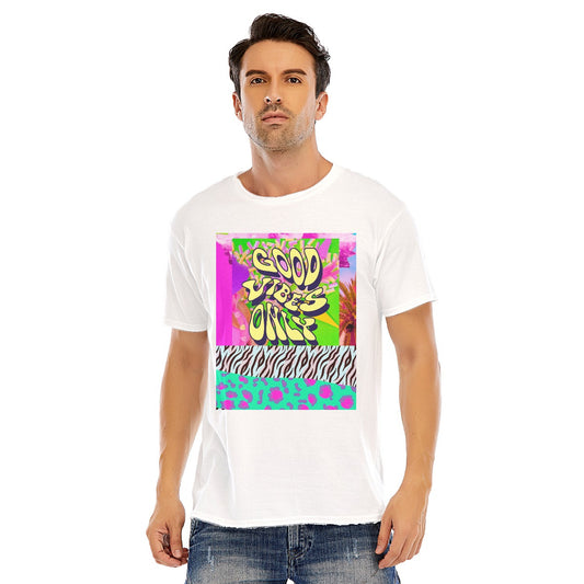 Abstract Unisex O-neck Short Sleeve T-shirt | 180GSM Cotton (DTF)