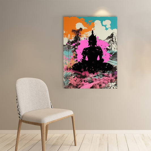 Buddha abstract Paper poster