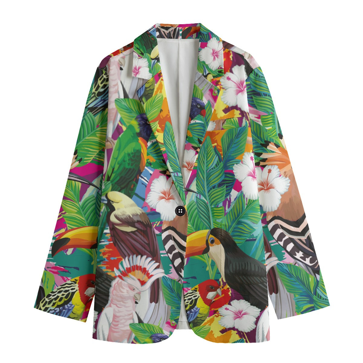 Abstract Women's Leisure Fashion Blazer