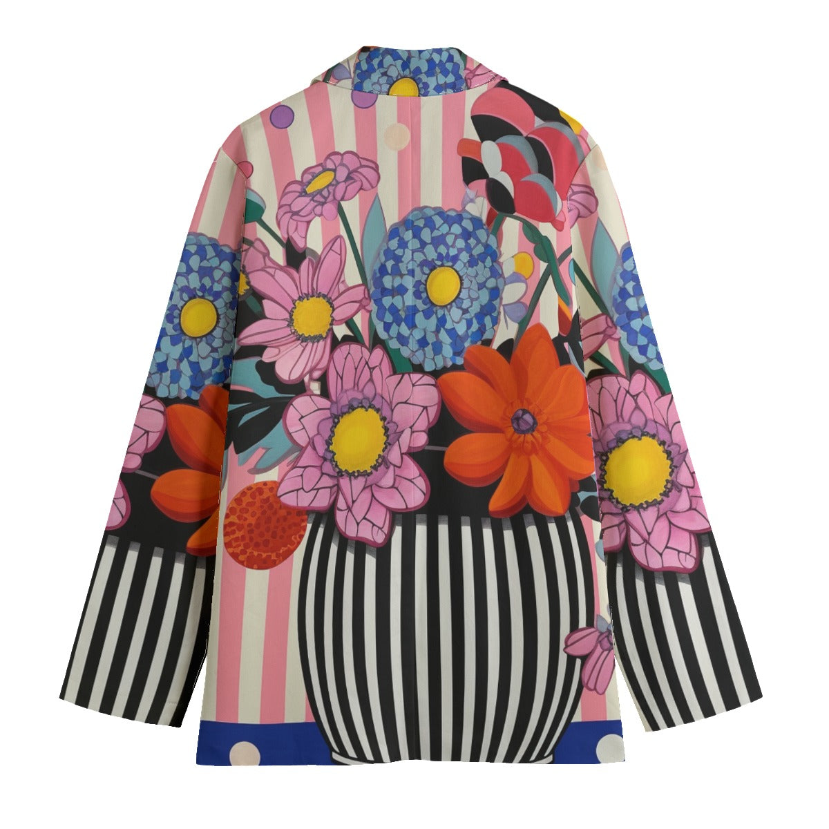 Abstract Women's Leisure Fashion Blazer