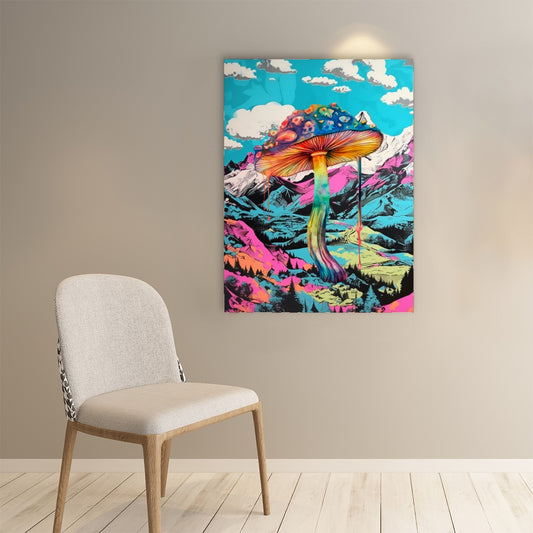 Trippy abstract Paper poster