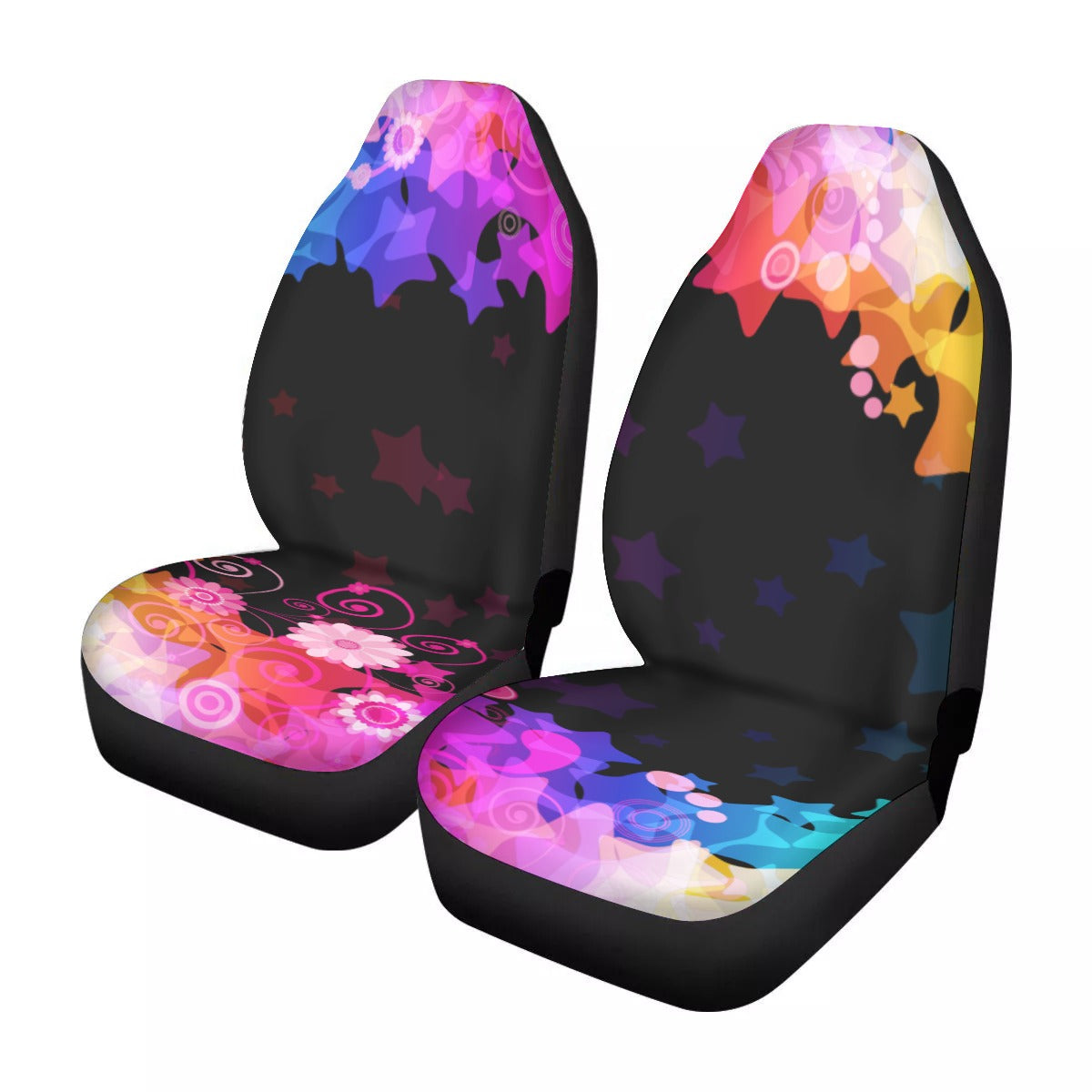 Colorful stars Universal Car Seat Cover