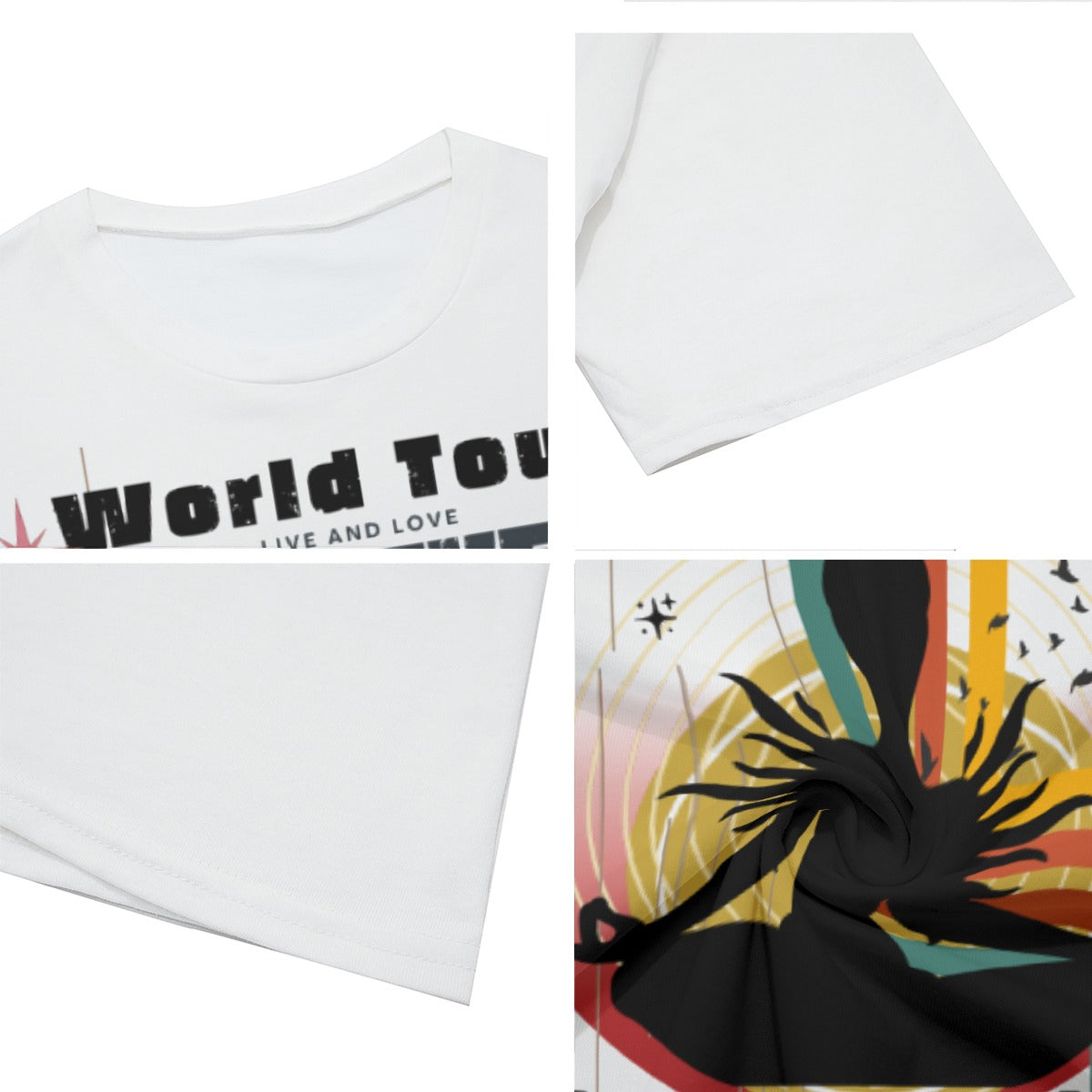 Believe world tour 100% cotton Mens T-shirt