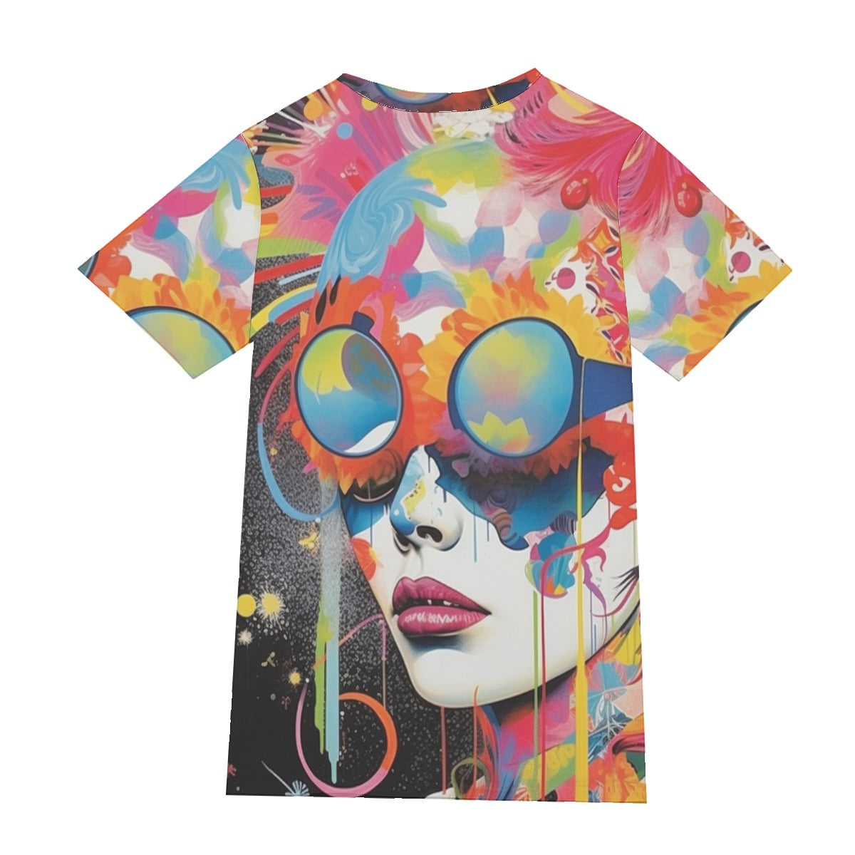 Abstract  O-Neck T-Shirt | 190GSM Cotton