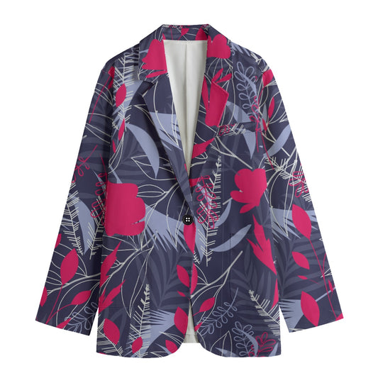 Abstract Women's Leisure Fashion Blazer