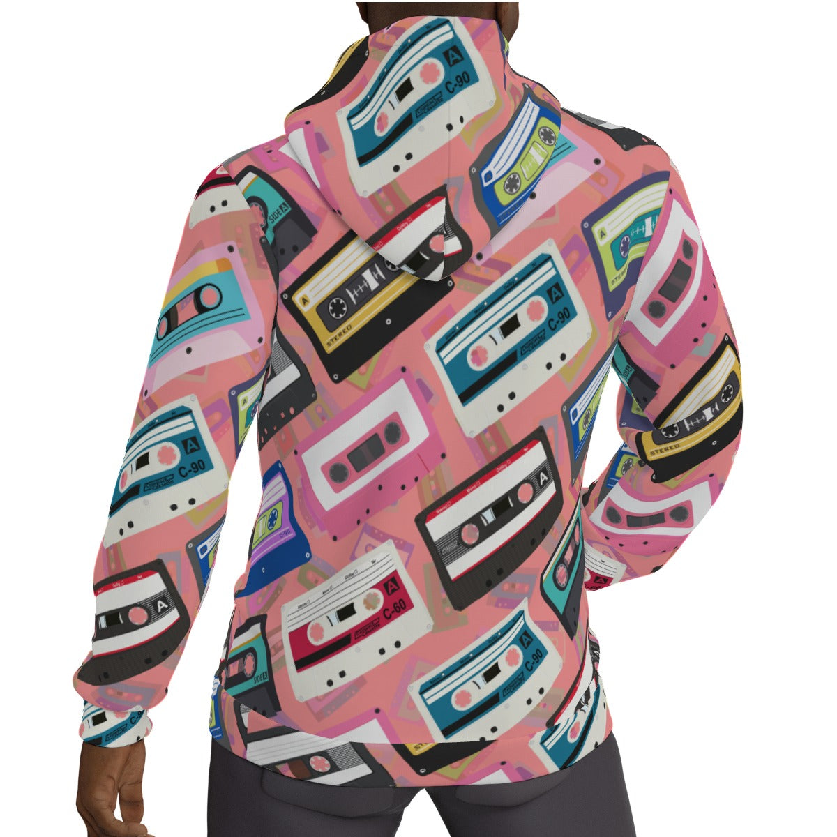 Vibes Cassette tapes All-Over Print Thicken Pullover Hoodie