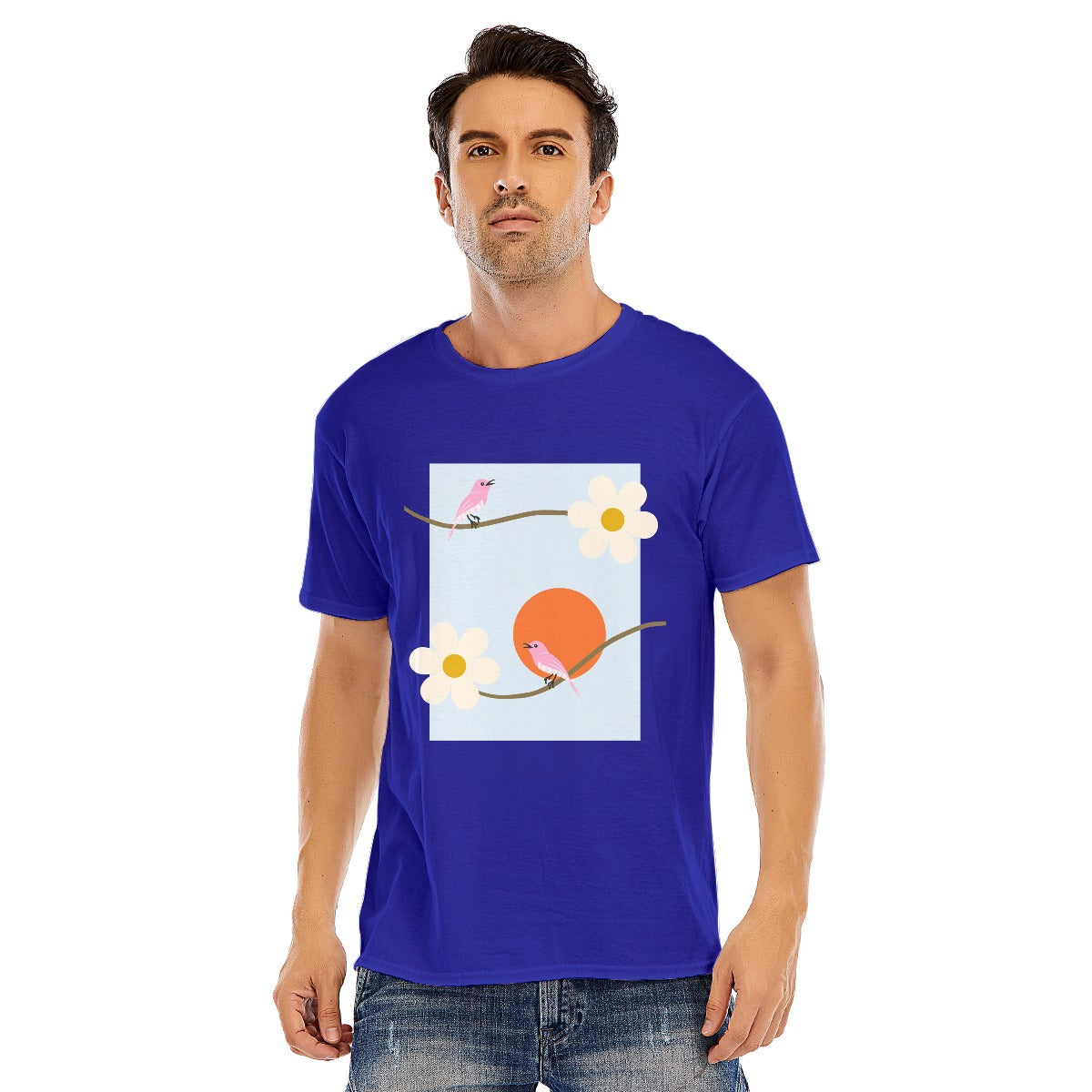 Abstract Unisex O-neck Short Sleeve T-shirt | 180GSM Cotton (DTF)