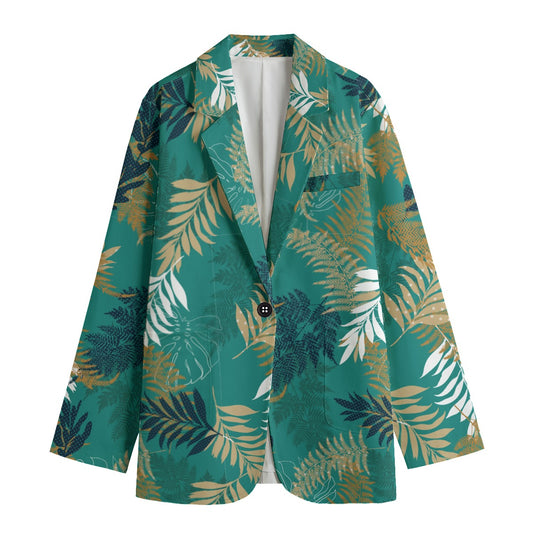 Abstract Women's Leisure Fashion Blazer