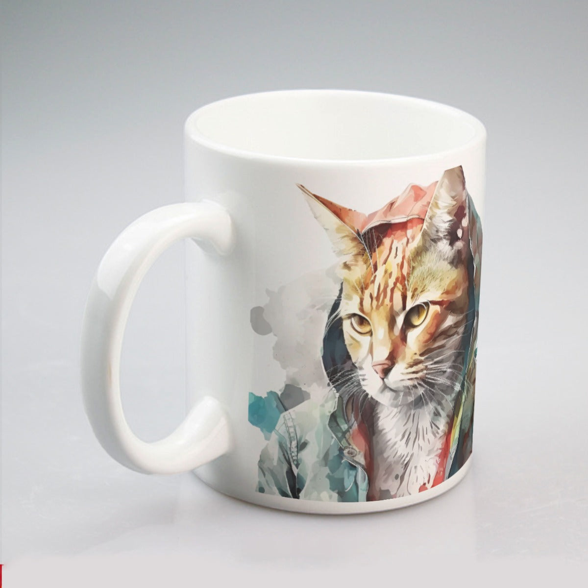 Cat ceramic mug