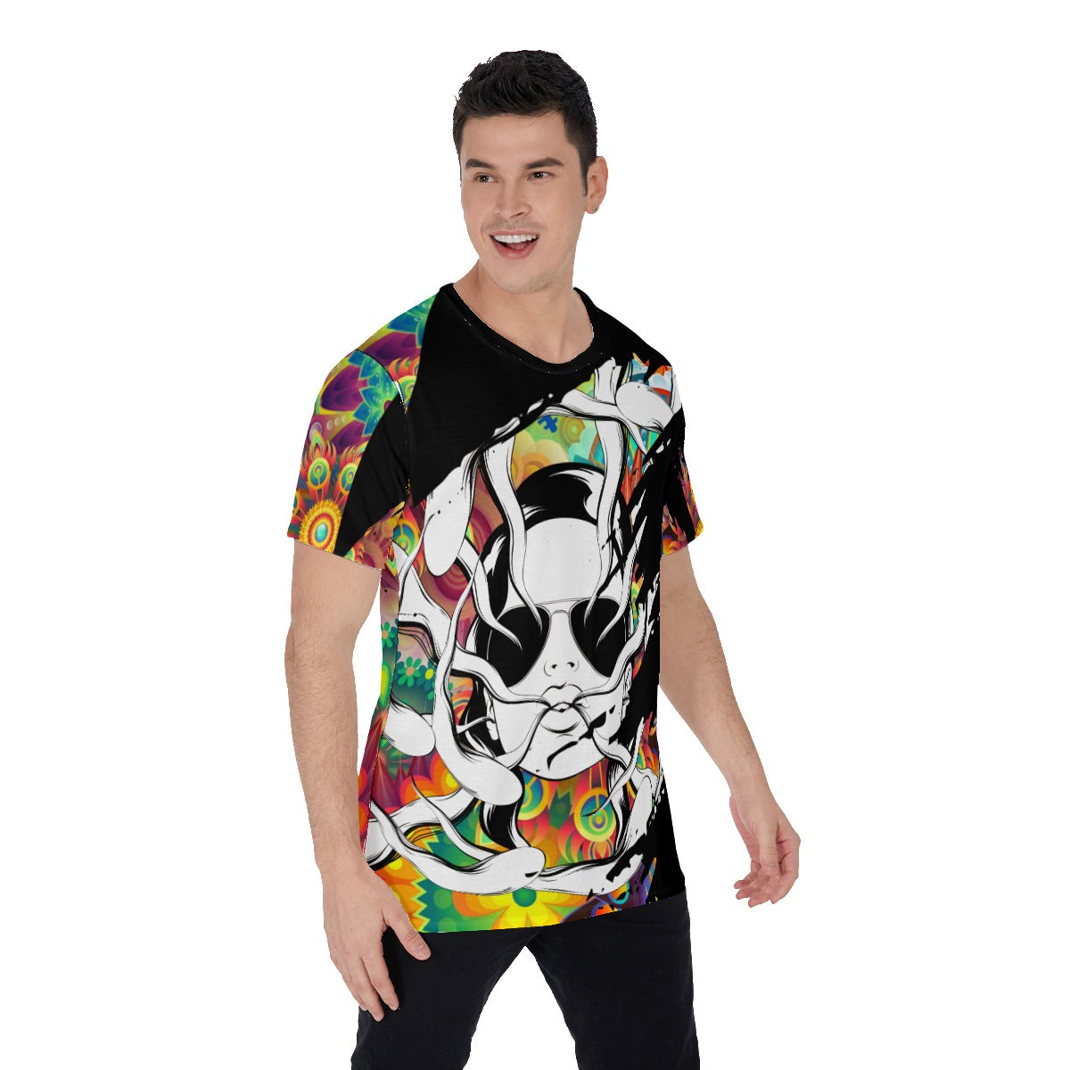 Psychedelic  Men's O-Neck T-Shirt