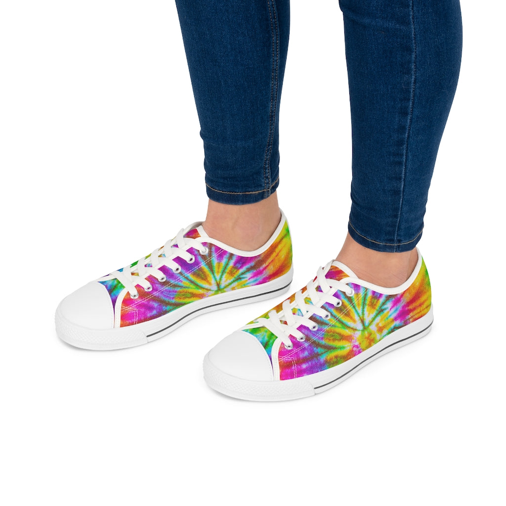 Tie dye Women's Low Top Sneakers