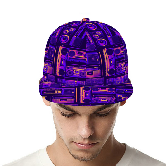  Retro 80s  All Over Print Unisex Adjustable Trucker Hat