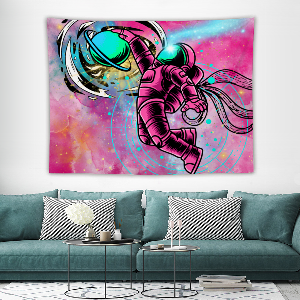 Space dunk Tapestry 59" × 79''