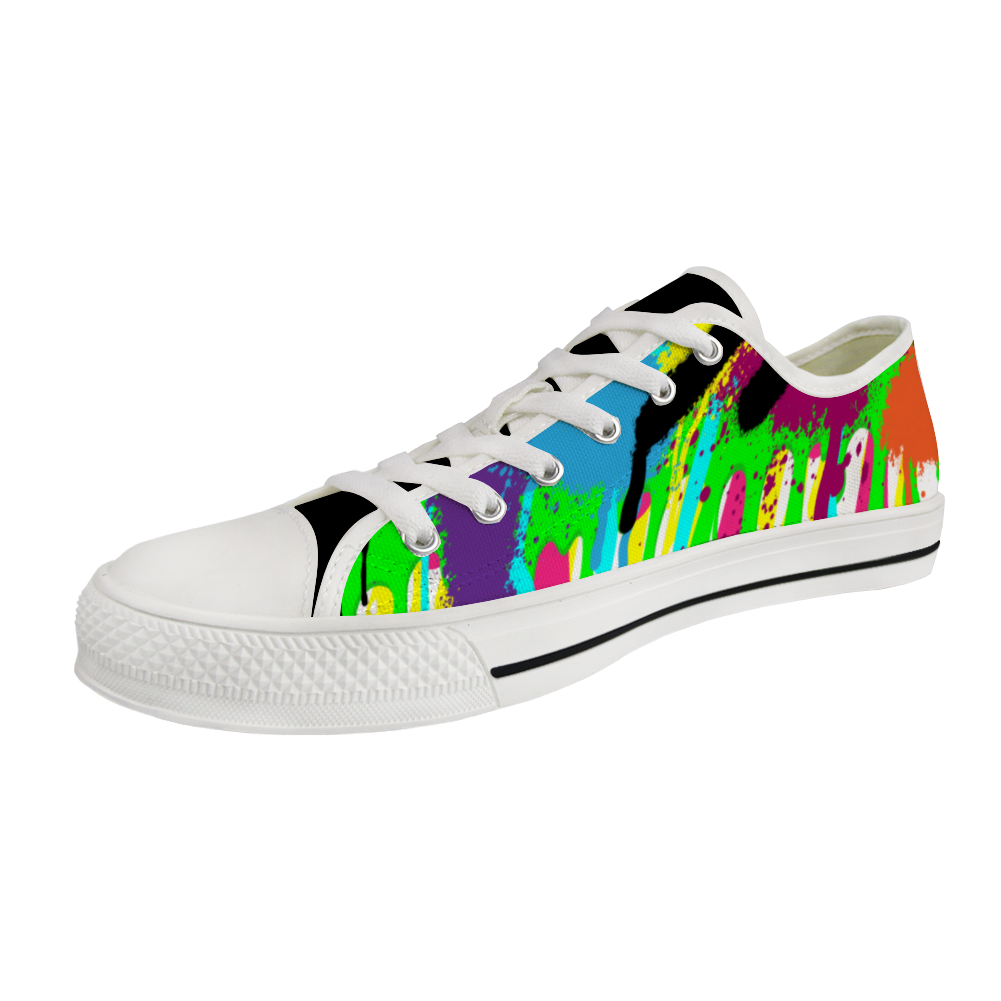 Paint drip Low Top Unisex Sneakers