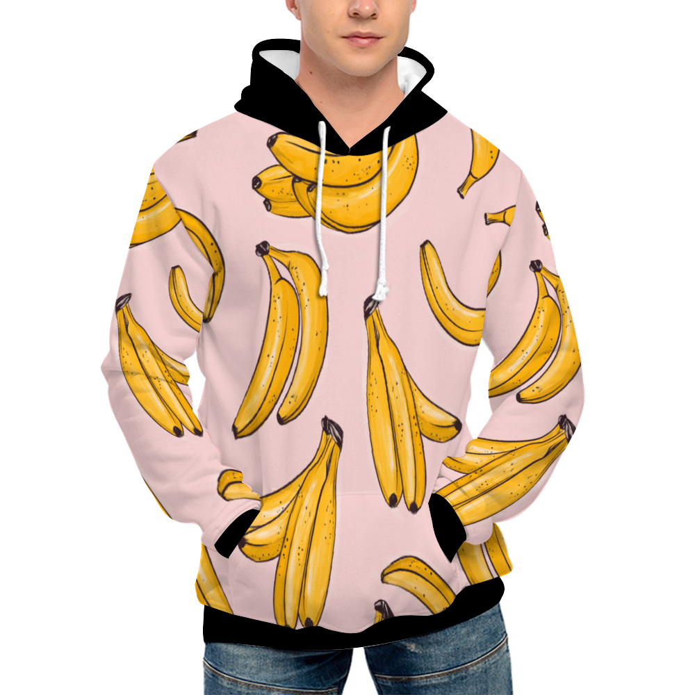 Banana Unisex Hoodies  with Pockets