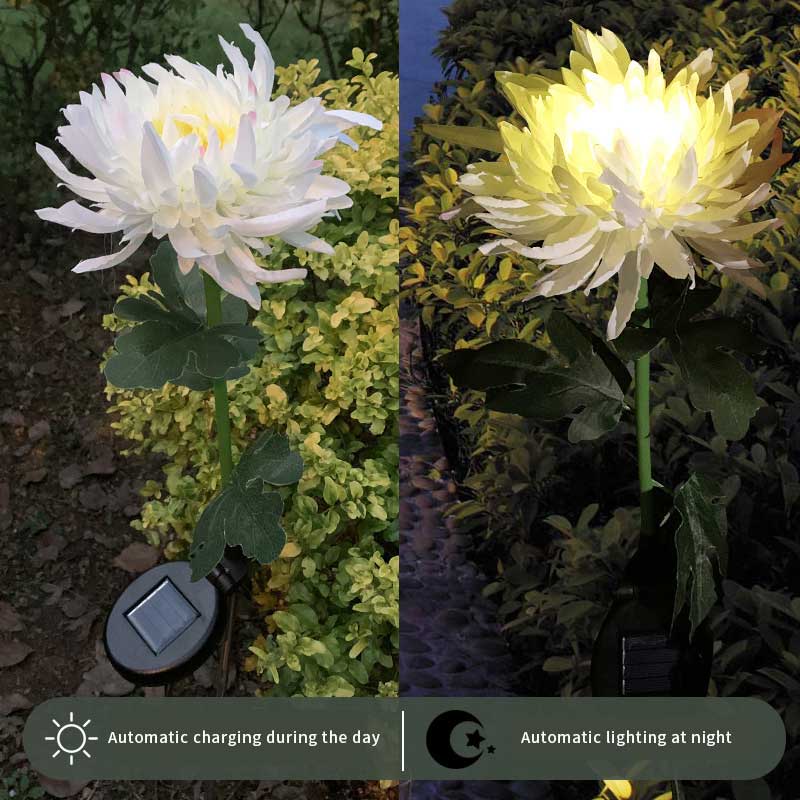 Garden solar flower lamp