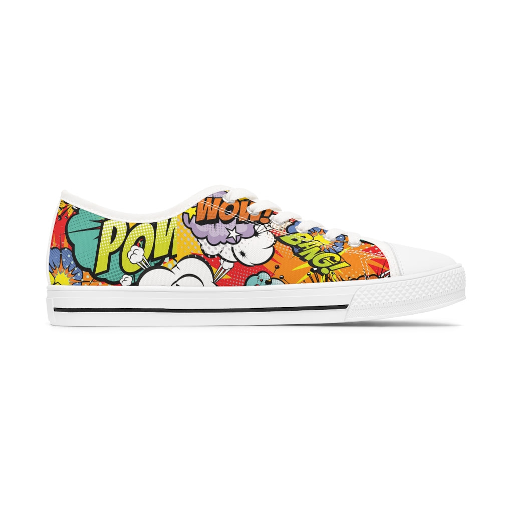 Comic book Women's Low Top Sneakers