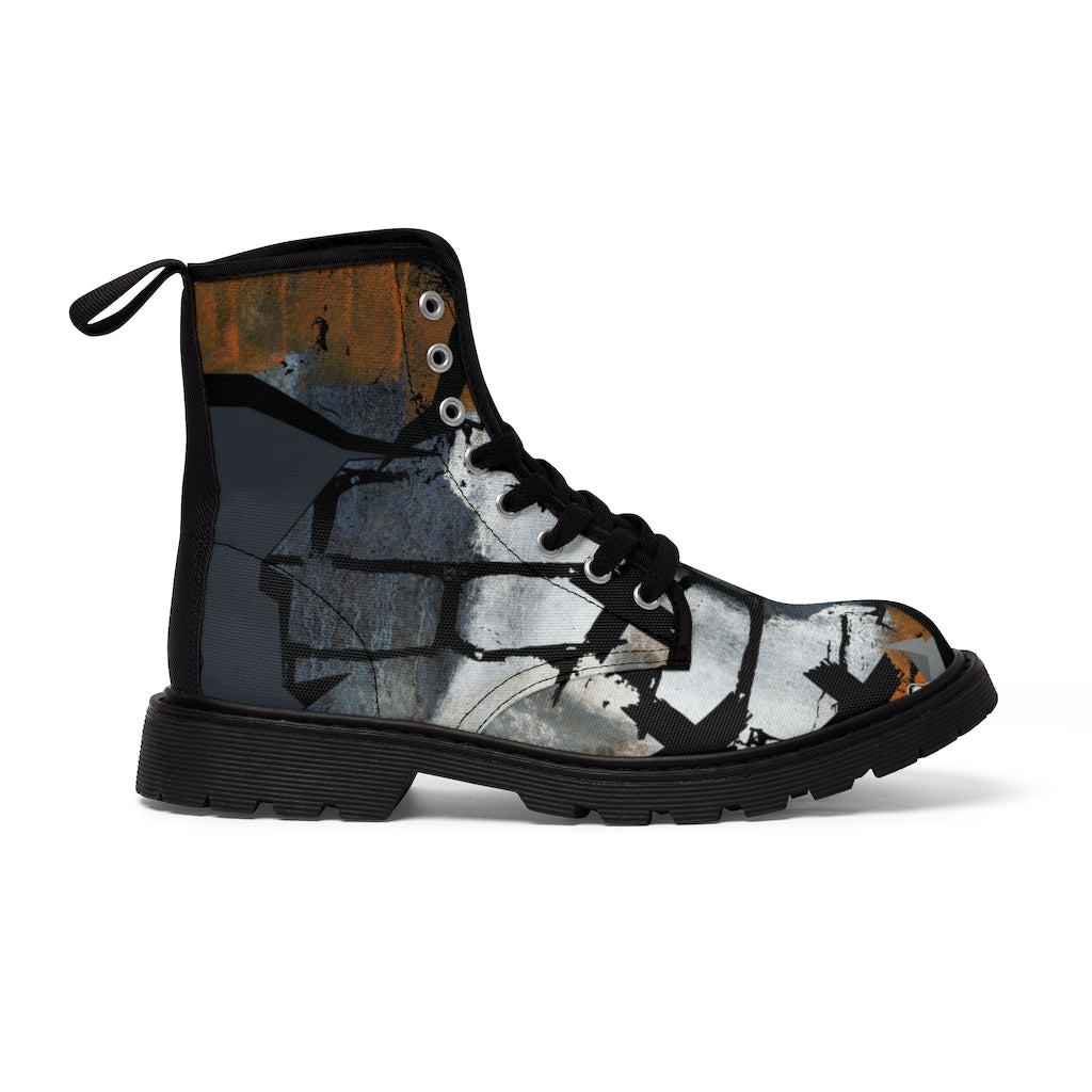 Punk grunge Men's Canvas Boots