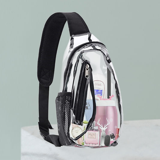 Stadium sling bag clear 14"