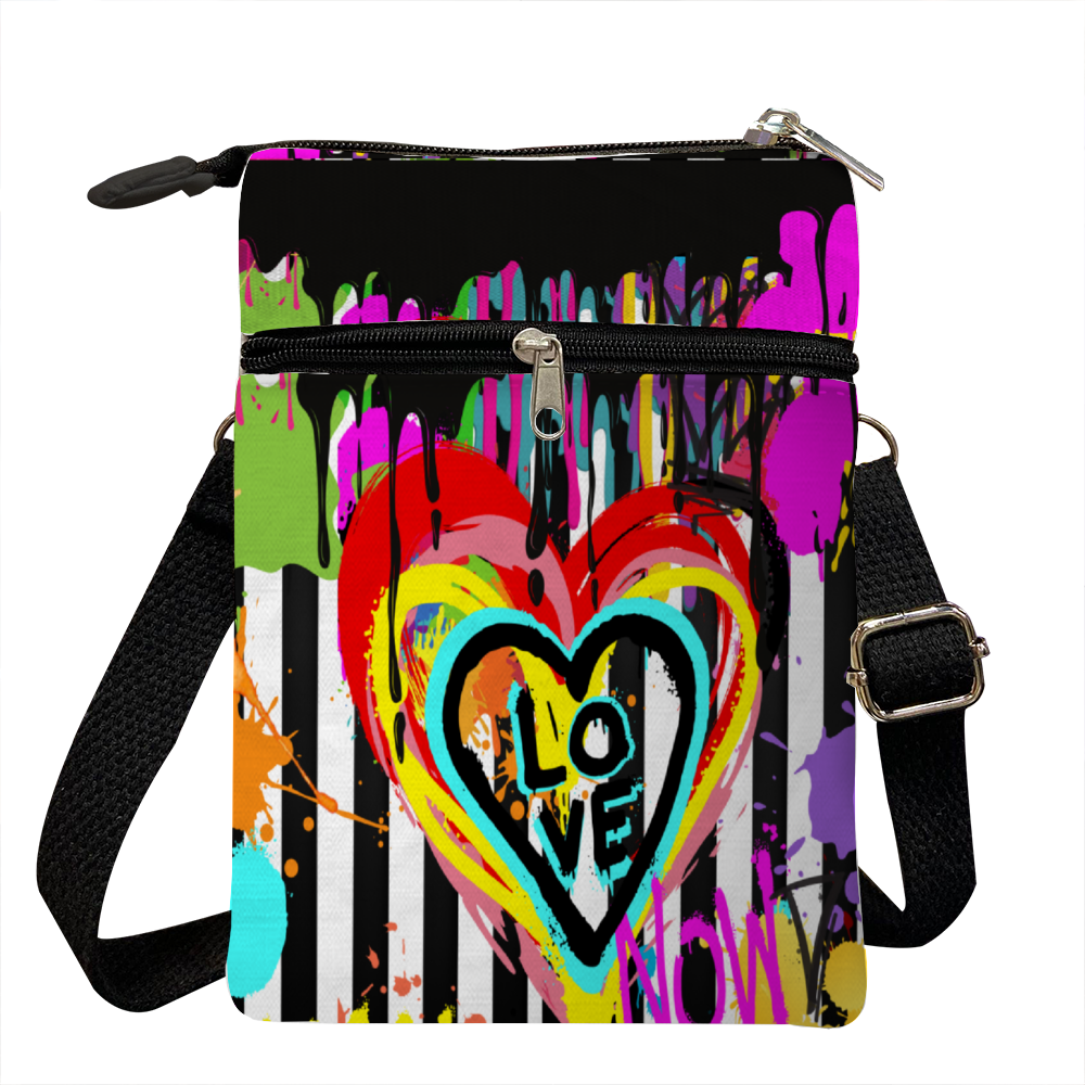 Love graffiti Cross body bag