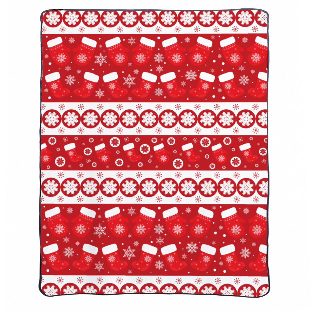 Christmas  Sherpa Fleece Blanket 1 Sided Printing