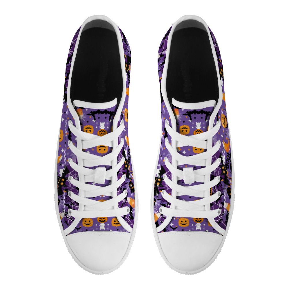 Halloween  Canvas Shoes Low Top Sneakers