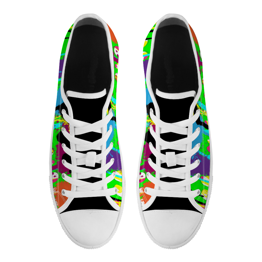 Paint drip Low Top Unisex Sneakers