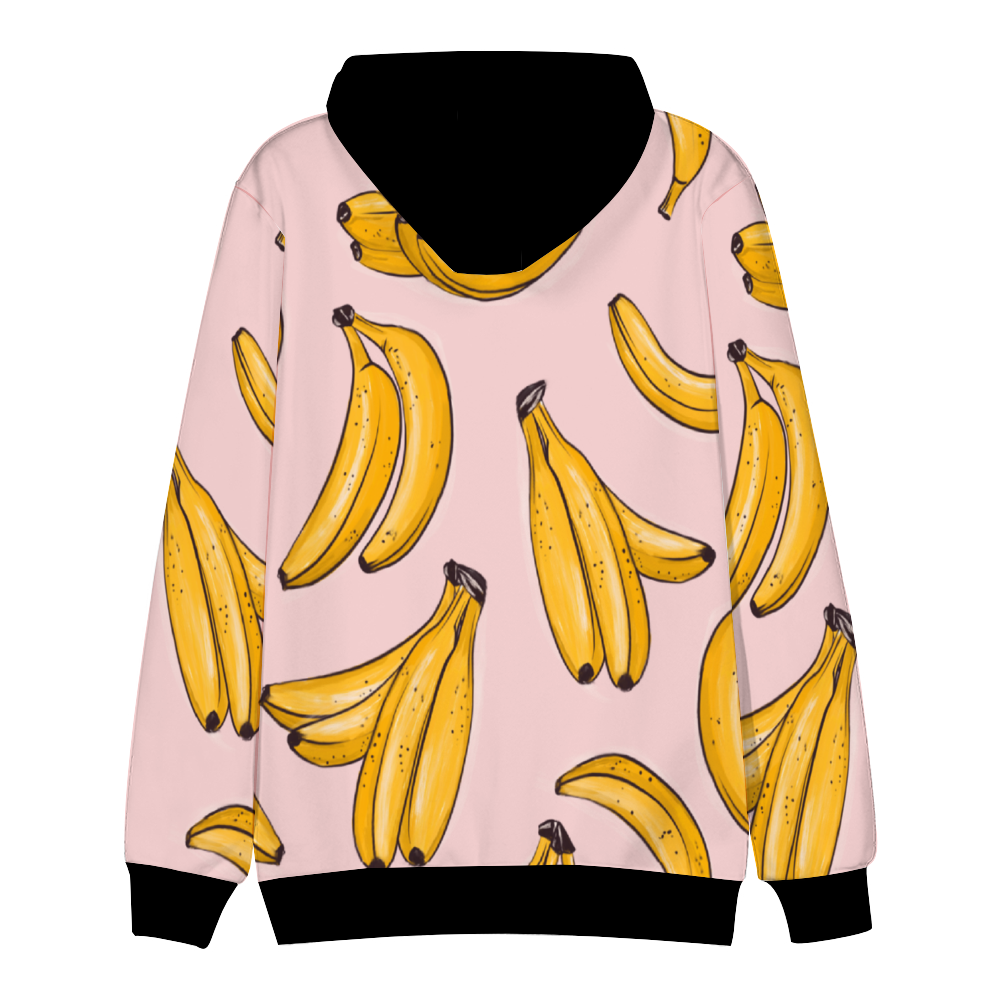 Banana Unisex Hoodies  with Pockets