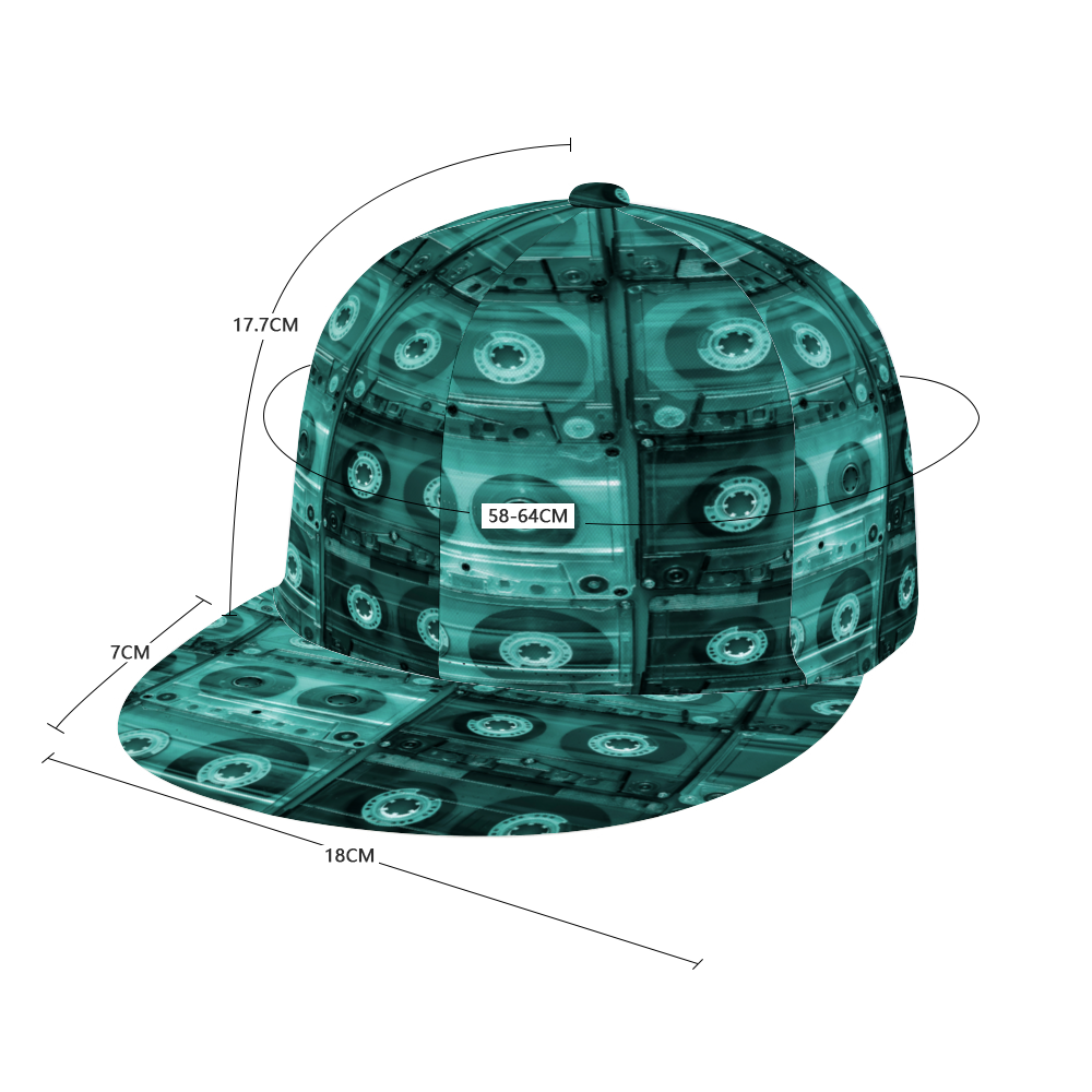 Vintage cassette tapes  All Over Print Unisex Adjustable Trucker Hat