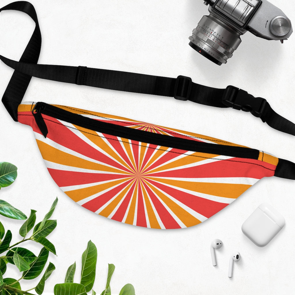 Orange Sunburst Fanny Pack