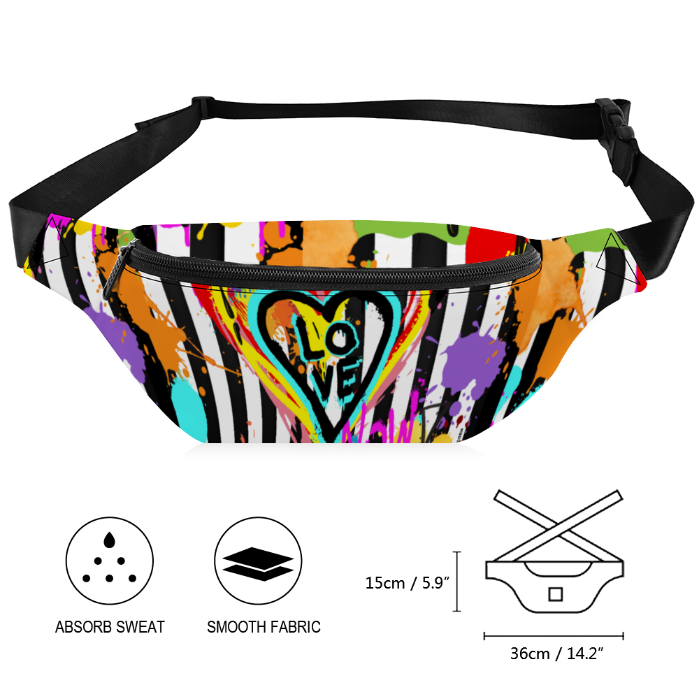 Love graffiti Fanny Pack