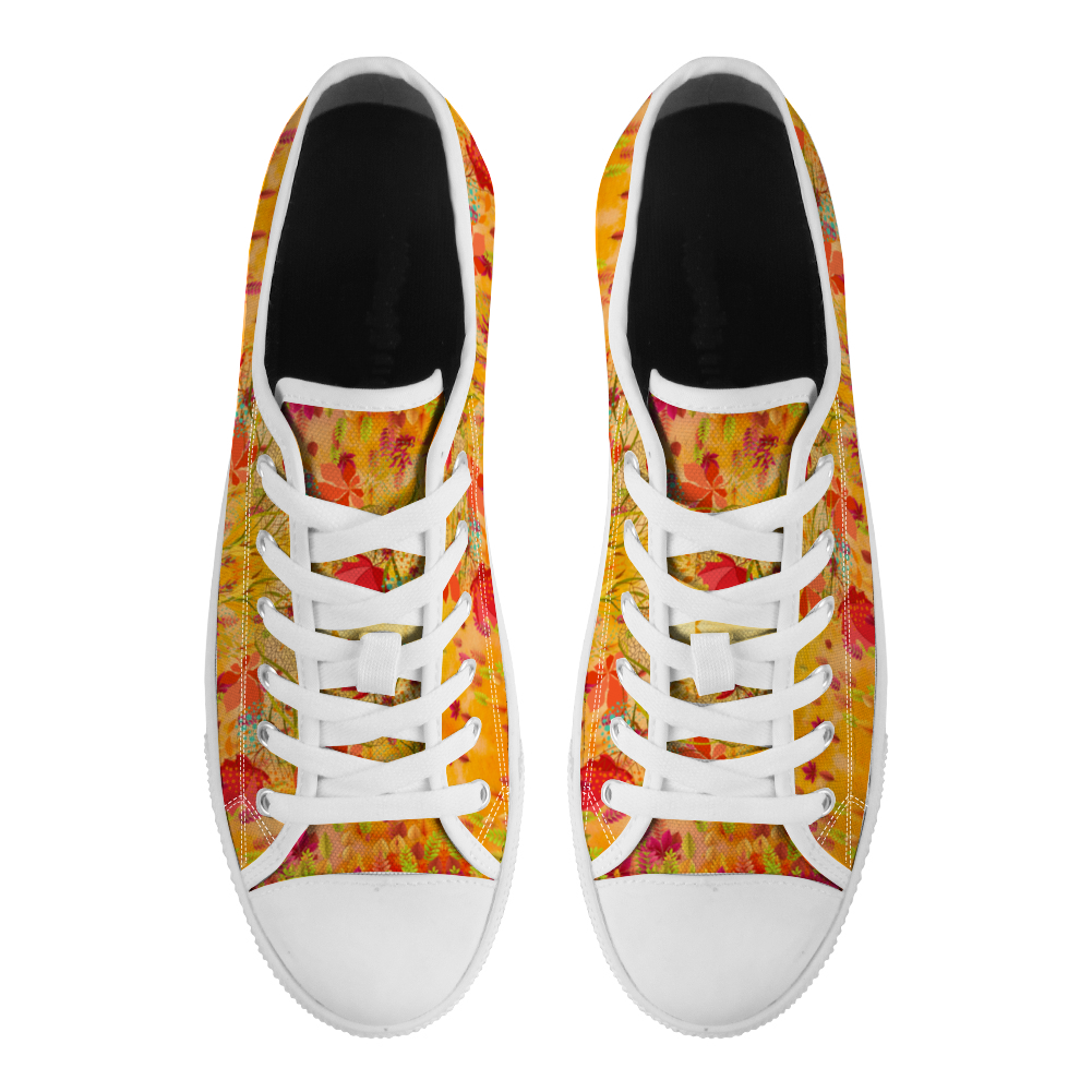 Fall vibe  Canvas Shoes Low Top Sneakers