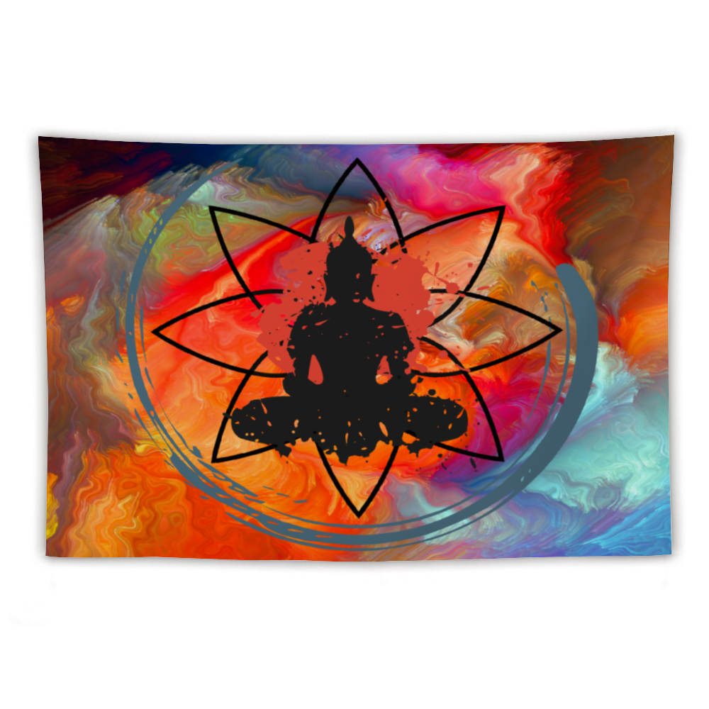 Zen Tapestry  Wall Hanging 39" × 59''