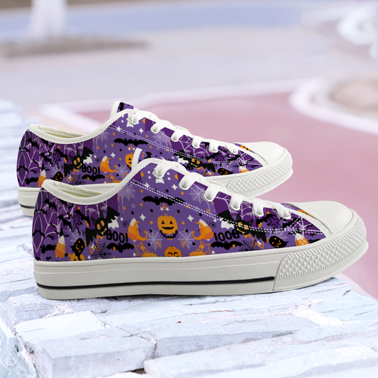 Halloween  Canvas Shoes Low Top Sneakers