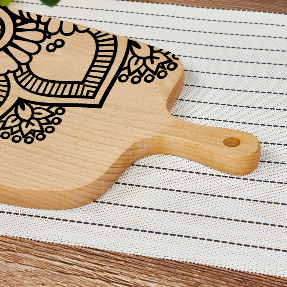 Mandala Custom Cutting Boards for Kitchen Wood Chopping Board 13" x 8"