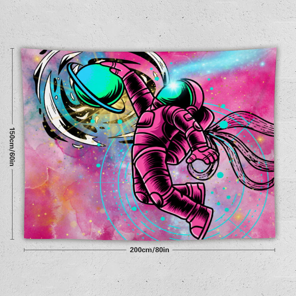 Space dunk Tapestry 59" × 79''