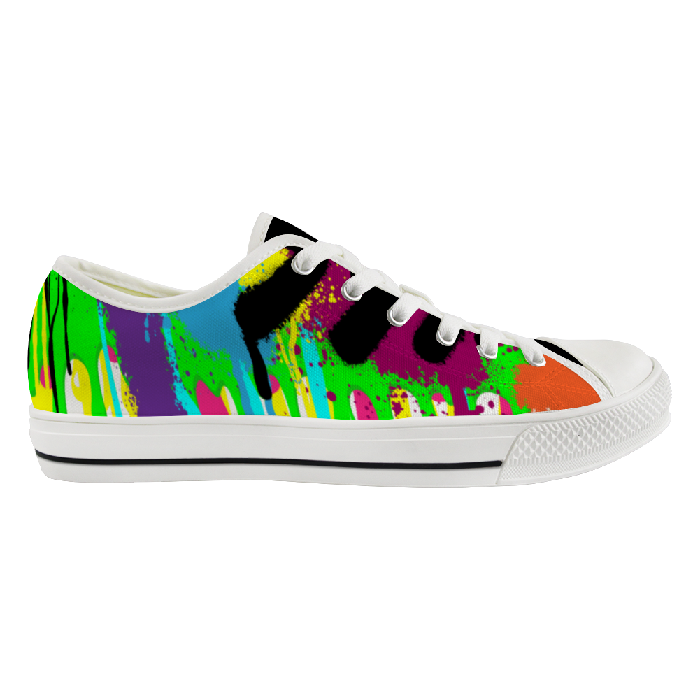 Paint drip Low Top Unisex Sneakers