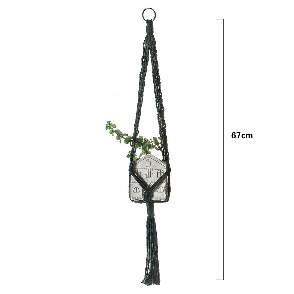 Dark green tassel