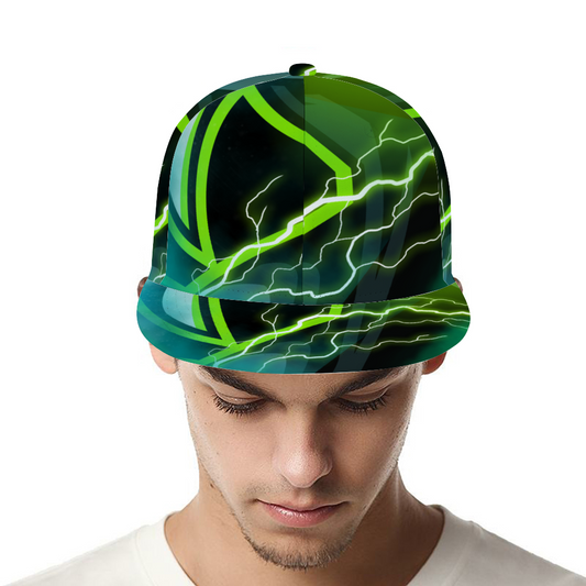  Green Lightning Custom All Over Print Unisex Adjustable Trucker Hat