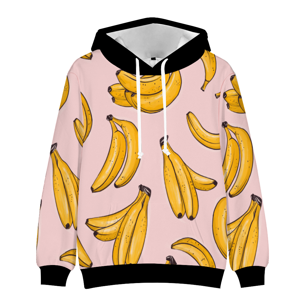 Banana Unisex Hoodies  with Pockets