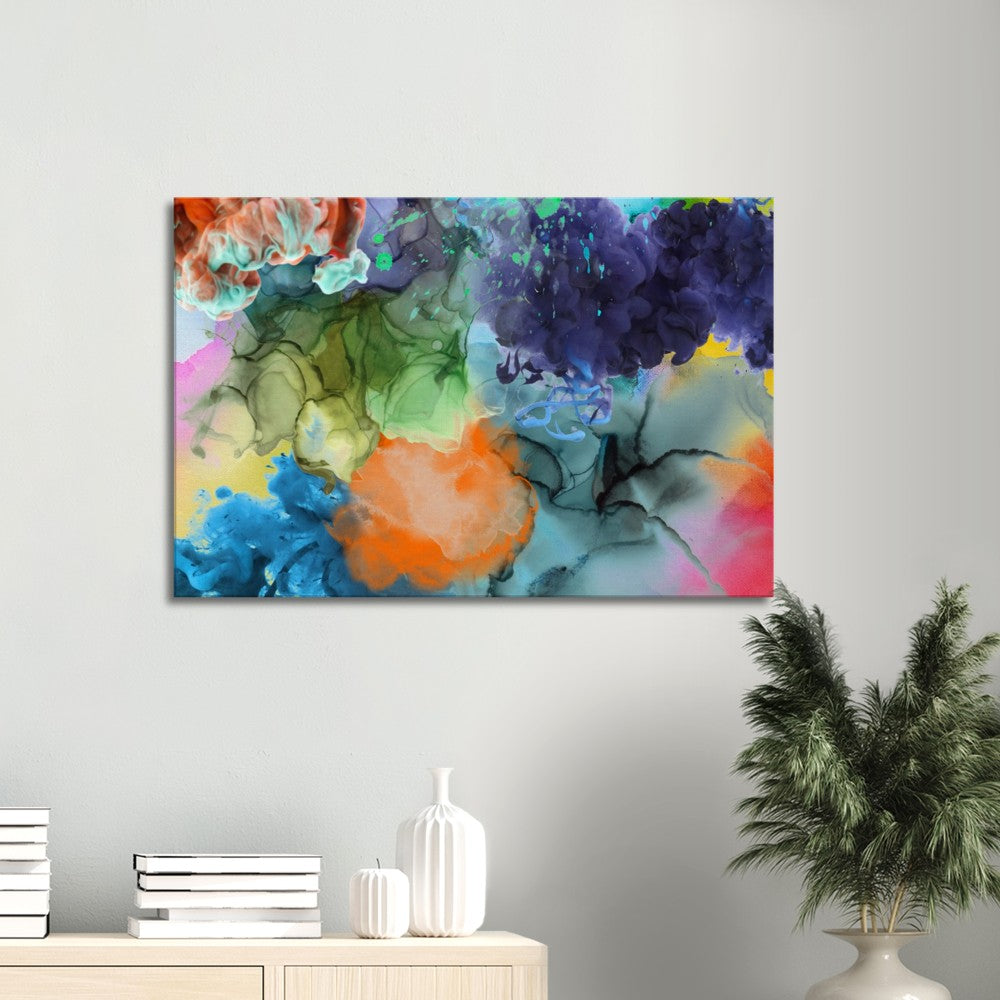 Color magic abstract 24x36 Canvas