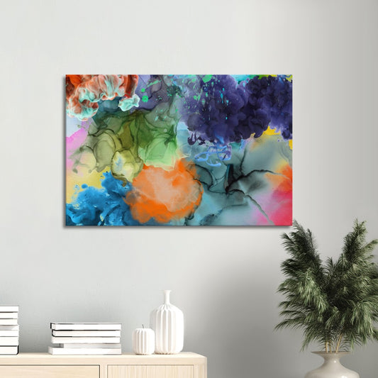 Color magic abstract 24x36 Canvas