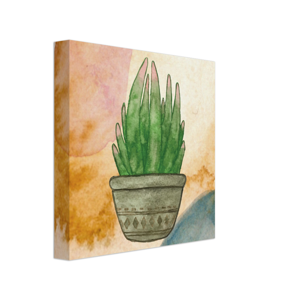 Cactus 2 Canvas 8"x 8"