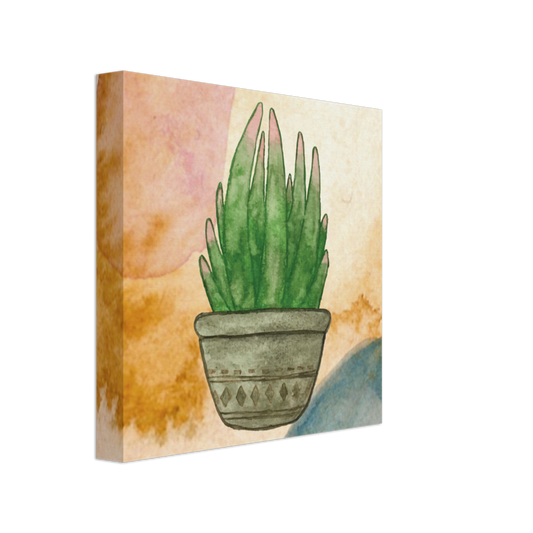 Cactus 2 Canvas 8"x 8"