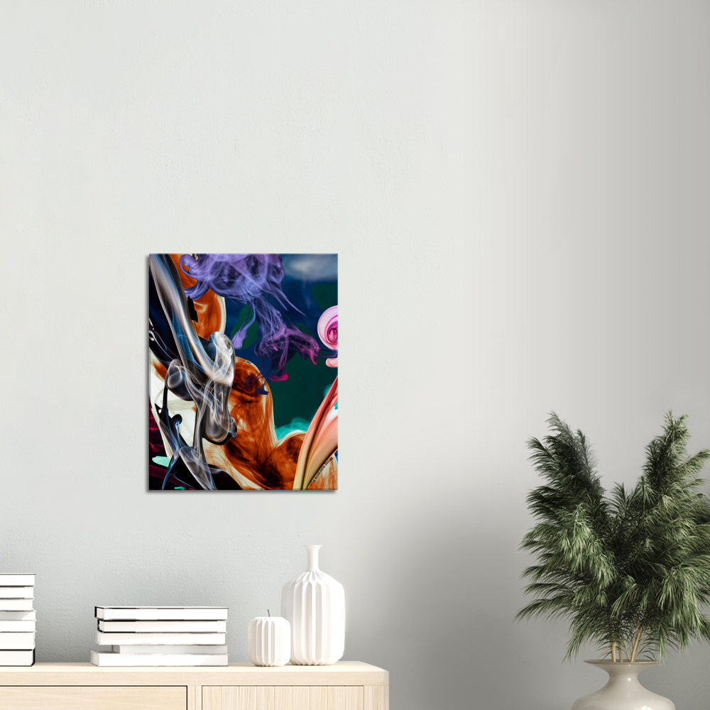 Abstract colorful framed Canvas