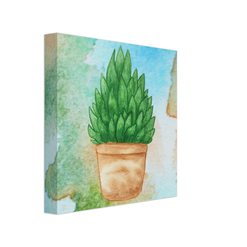 Cactus 3 Canvas 8"x 8"