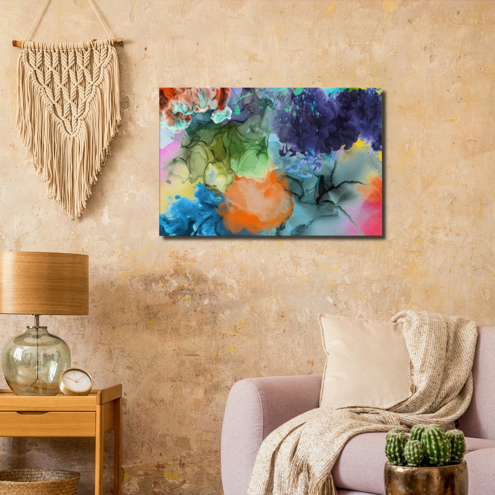 Color magic abstract 24x36 Canvas