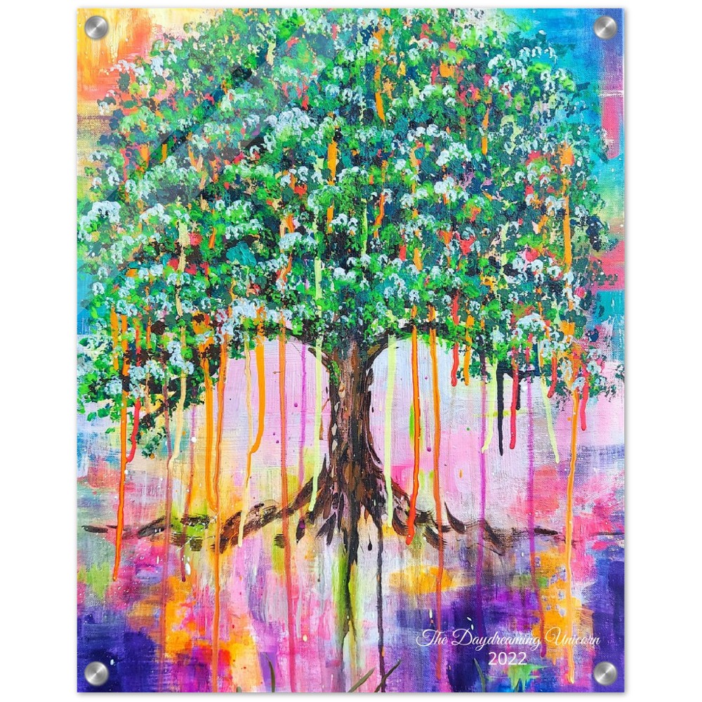 Tree Goddess Atharia Acrylic Print 16 x 20